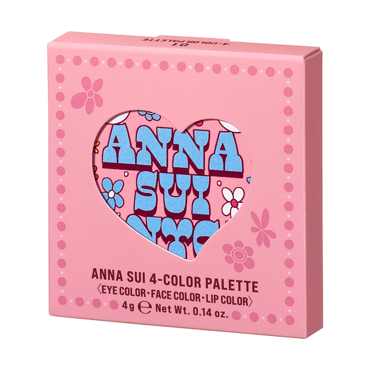 アナ スイ(ANNA SUI):4 カラー パレット(01 陽だまりに誘われて)の通販
