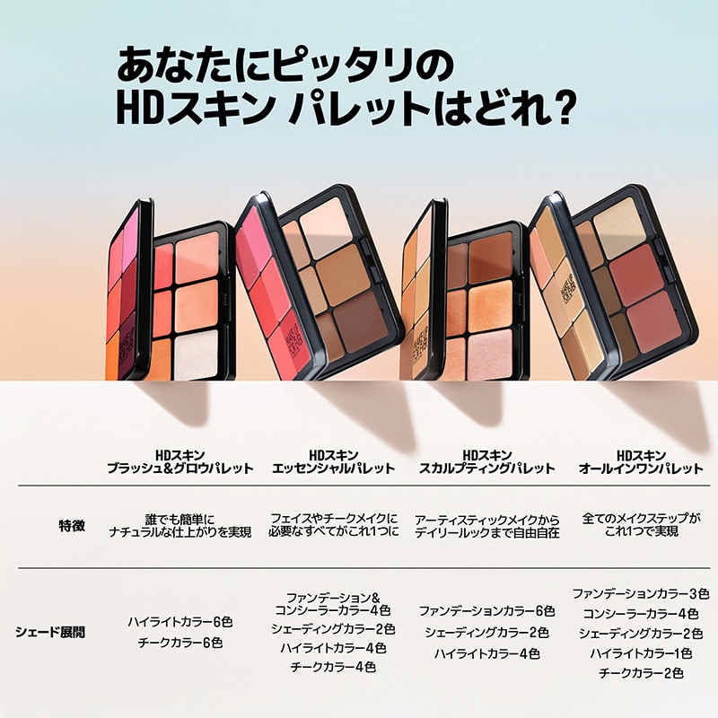 HDスキン エッセンシャルパレット H1