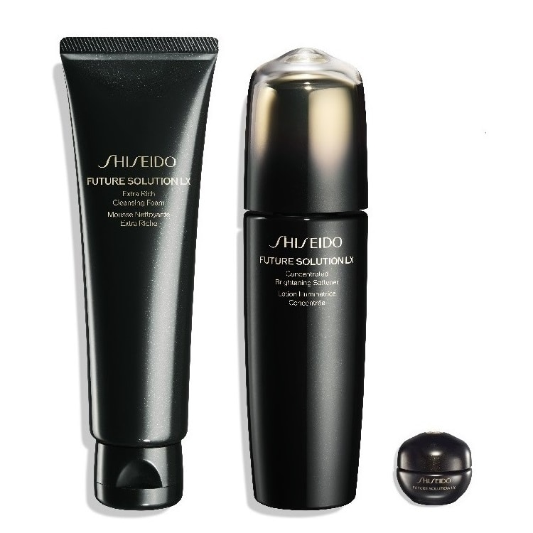 フューチャーソリューション LX ビューティー エボルビング システム体験キット(エクストラ リッチ クレンジングフォーム & コンセントレイテッド ブライトニングソフナー)