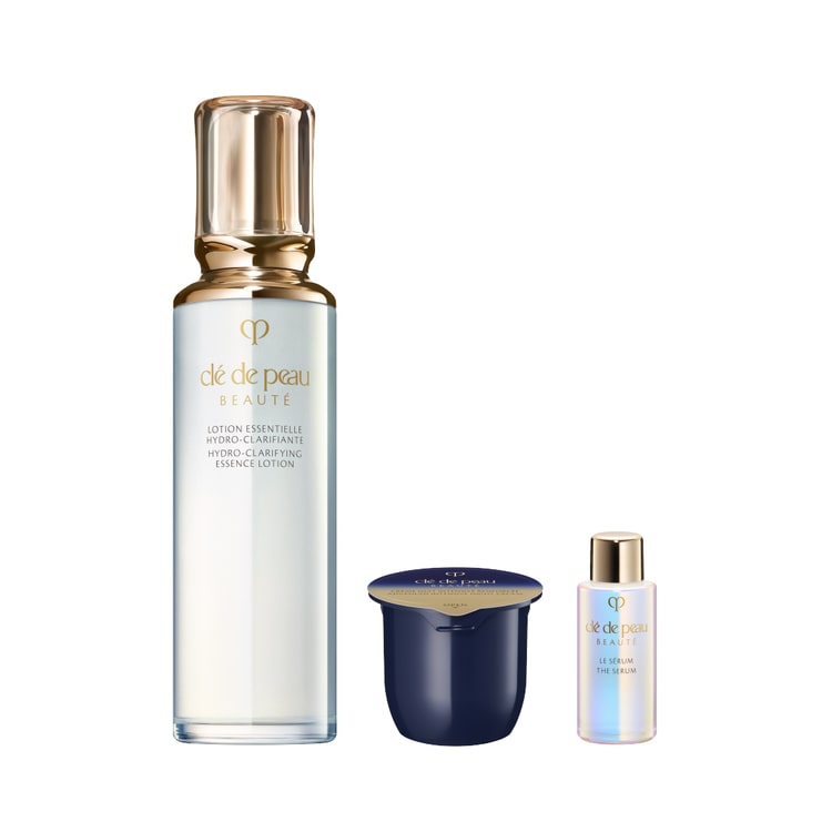 化粧水＆乳液キット（ローションエサンシエルＣ　＋　クレームアンタンシヴR（ニュイ）（レフィル））