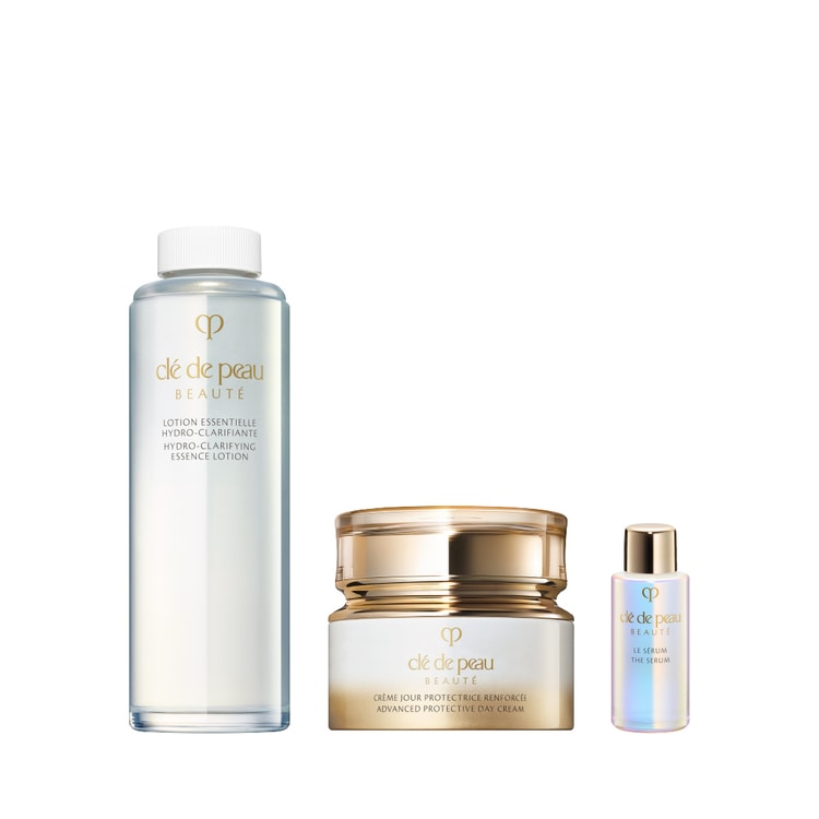 化粧水＆乳液キット（ローションエサンシエルＣ（レフィル）　＋　クレームプロテクトゥリスR（ジュール））