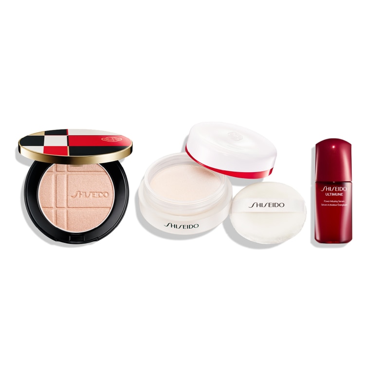 エンハンサーキット（エッセンス スキンセッティング パウダー 02 ＆ カラー＋グロウ エンハンサー）