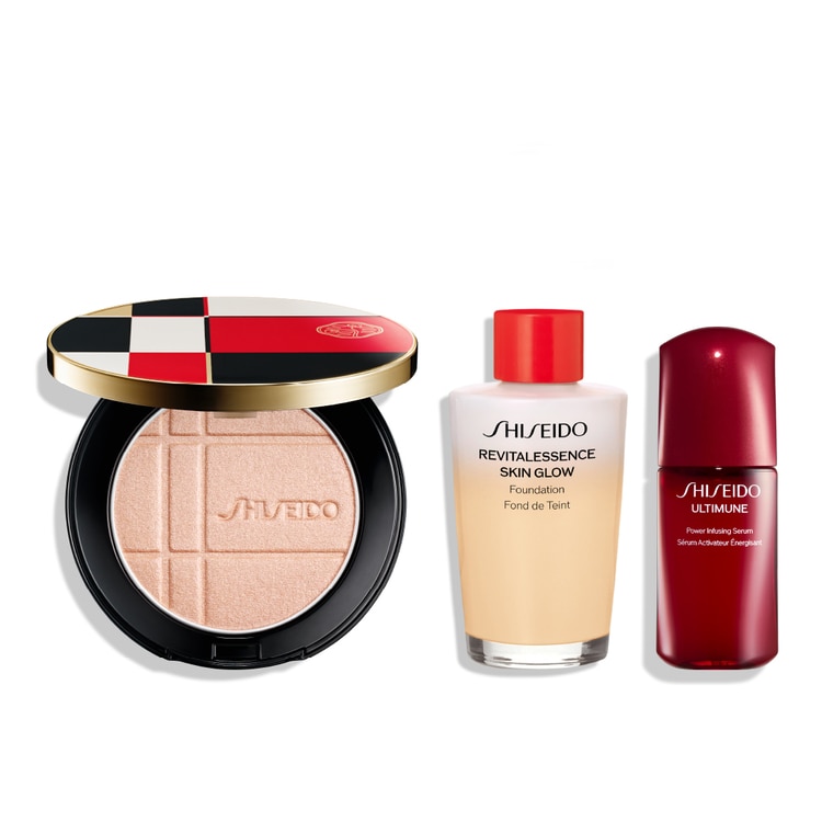 エンハンサーキット（エッセンス スキングロウ ファンデーション（130）（レフィル）＆ カラー＋グロウ エンハンサー）