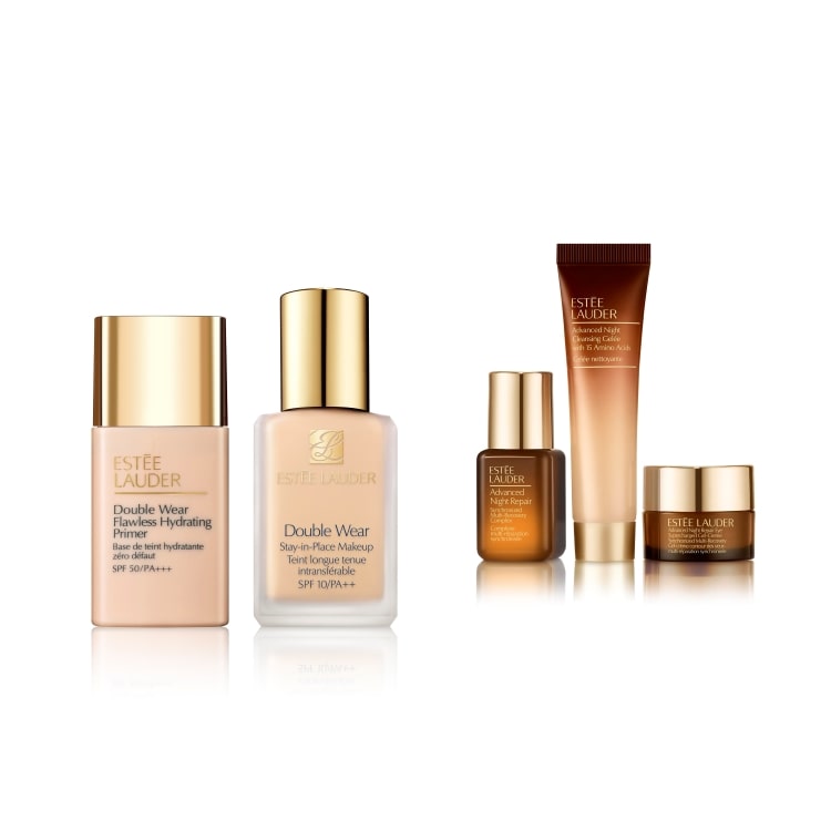 スプリング ベースメーク セット（ダブル ウェア ステイ イン プレイス メークアップ &  ダブル ウェア フローレス ハイドレーティング プライマー N）