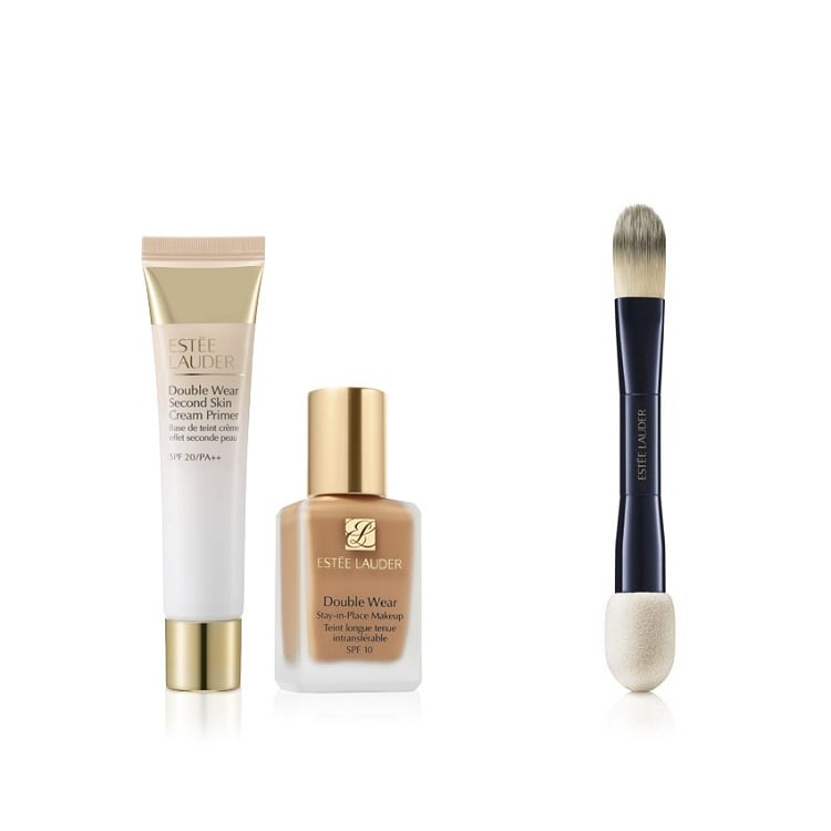ダブル ウェア ファンデーション セット (ダブル ウェア ステイ イン プレース メークアップ&ダブル ウェア セカンド スキン クリーム プライマー)