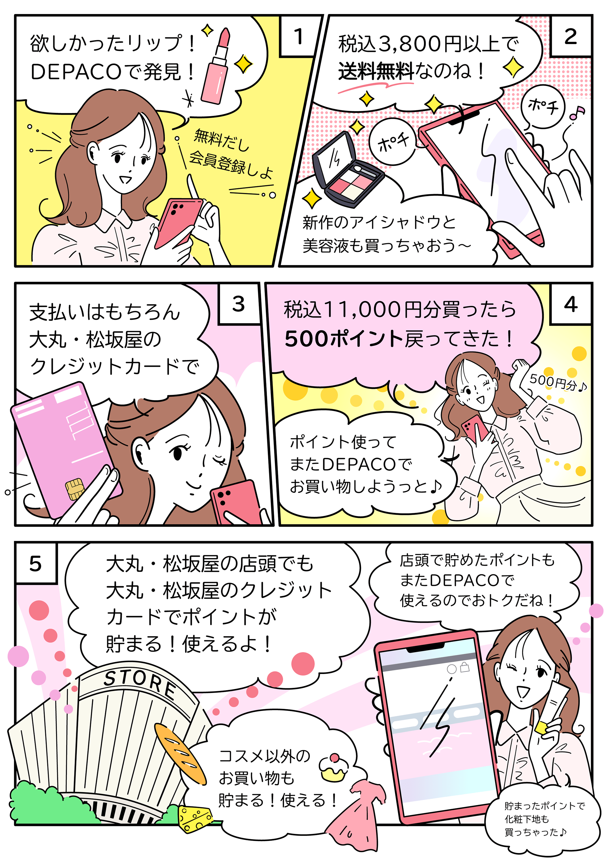 DEPACOで買うと、こんなにおトク！