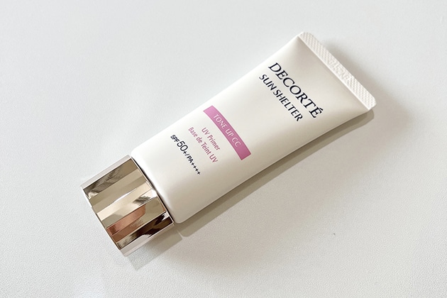 〈コスメデコルテ〉サンシェルター マルチ プロテクション トーンアップＣＣ SPF50+・PA++++(35g)(10) 税込3,300円