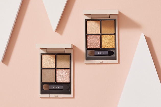〈RMK〉シンクロマティック アイシャドウパレット(左から：01、02) 各税込6,380円