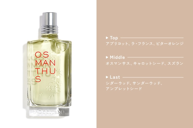 〈ロクシタン〉オスマンサス オードトワレ(75mL) 税込7,260円