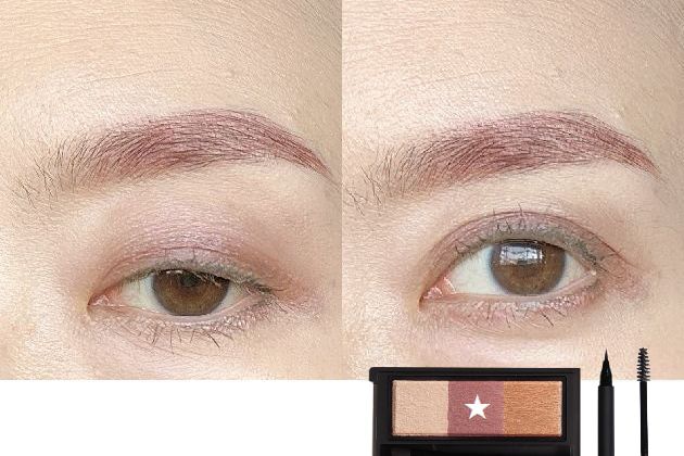 ダークトーンのアイメイク