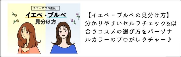 「イエベ・ブルベとは？」をおさらいするなら、この記事をチェック！