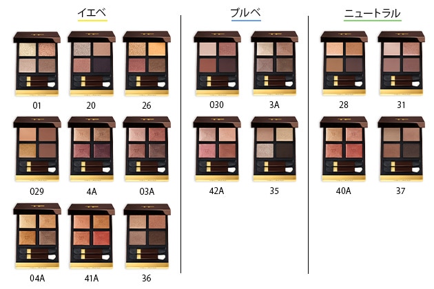 トム フォード アイ シャドウ パーソナル カラー