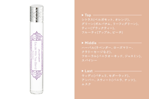 〈ジルスチュアート〉オード ミルクティーブレンド ローラーボール(10mL) 税込1,980円