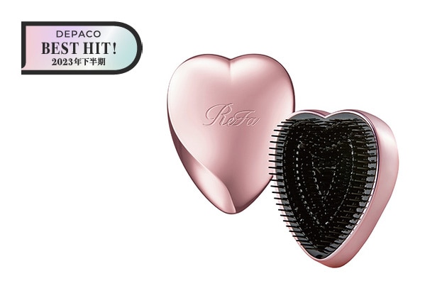 〈リファ〉ハートブラシ(ローズゴールド) 税込2,970円