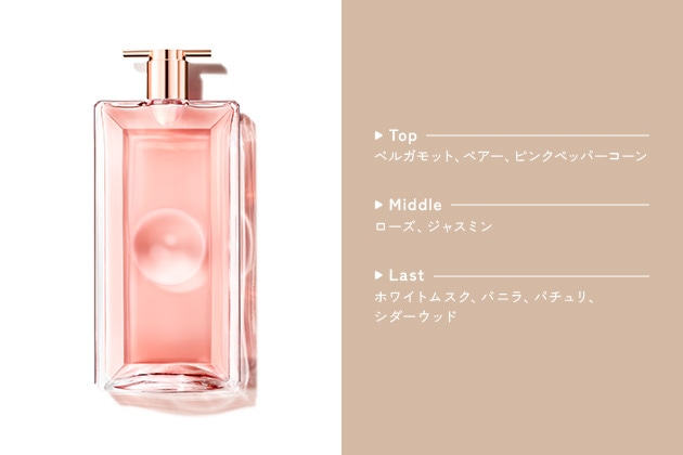 〈ランコム〉イドル オー ドゥ パルファン(25mL) 税込9,900円、同(50mL) 税込16,500円