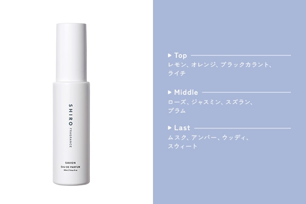 〈SHIRO〉サボン オードパルファン(40mL) 税込4,180円