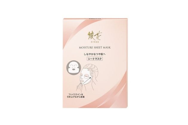 〈綾花〉モイスチャー シートマスク(4枚入) 税込2,200円