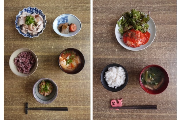 渡辺さんが過去SNSで投稿された“おうちごはん”。栄養バランスを考えられた料理は色どりも豊か
