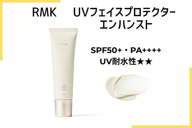 〈RMK〉UVフェイスプロテクター エンハンスト SPF50+･PA++++･UV耐水性★★(50g) 税込3,850円