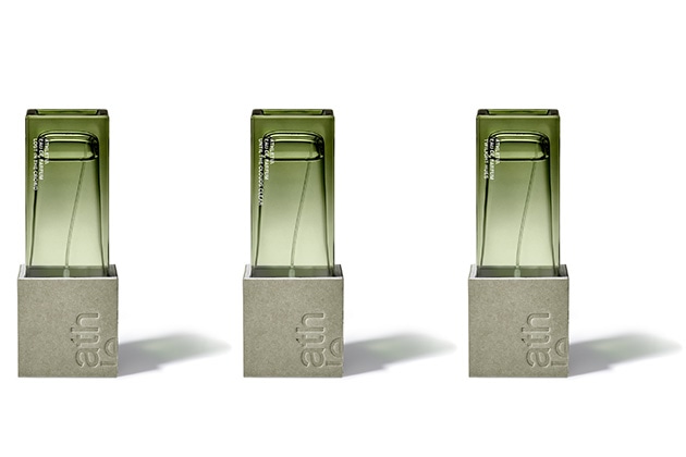 〈アスレティア〉左から:オードパルファン LOST IN THE CROWD(47mL) 税込16,500円、オードパルファン UNTIL THE CLOWDS CLEAR(47mL) 税込16,500円、オードパルファン TWILIGHT HUES(47mL) 税込16,500円