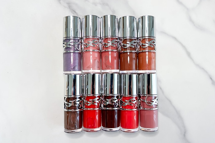 【スウォッチ&レビュー】イヴ・サンローラン「YSL ラブシャイン グロスプランパー」10色をスウォッチ!おすすめピンクメイク提案も #MAQUIA