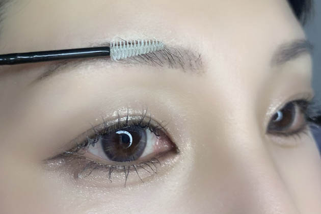 ノイズレス眉の描き方ステップ