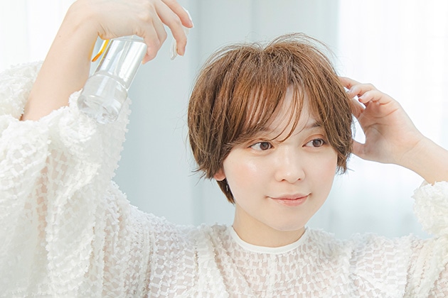 ①全体を濡らしハーフウェットにします。