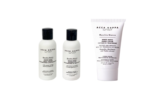〈ACCA KAPPA〉BODYCARE SET 税込8,250円 ※画像の3点のほか、オリジナルポーチがつきます