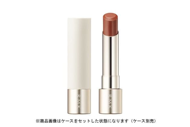〈RMK〉デューイーメルト&emsp;リップカラー(レフィル) 税込3,080円、同 ケース 税込1,100円