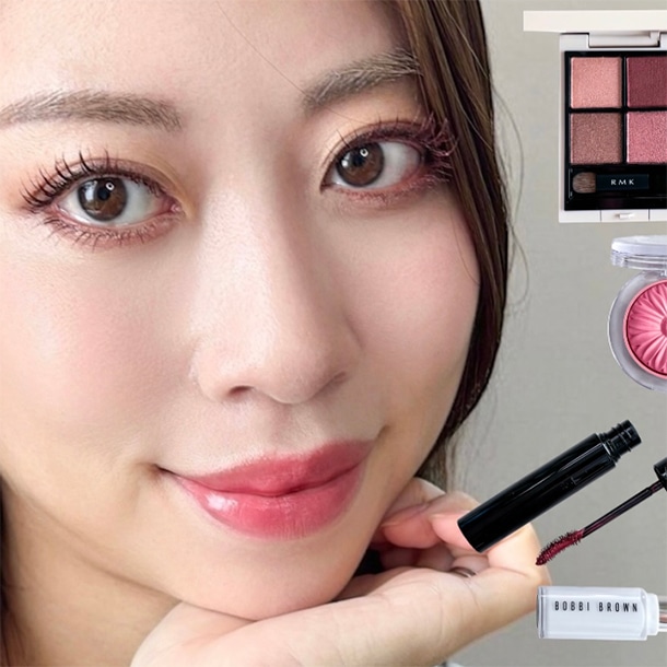 【2026年春メイク】ブルベ肌で光を纏う!新しい季節にぴったりな“透明感×ツヤ×モード”ルック