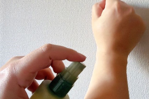 髪やボディーにはミストタイプで手軽に〈アスレティア〉