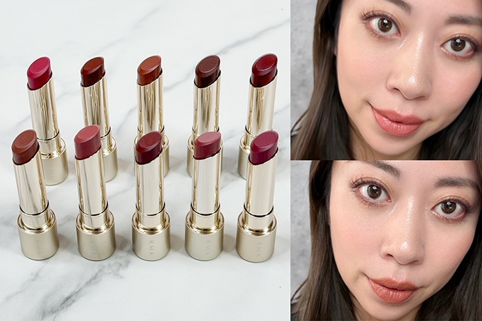 【全色スウォッチ&レビュー】〈RMK〉「ベルベットシーン リップカラー」春に映える色選びとイエベ春おすすめメイク #MAQUIA