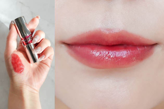 春の日差しを受けて映える、つややかなリップカラー｜イヴ・サンローラン