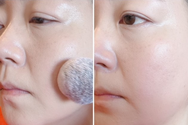 ※ブラシはライター私物です