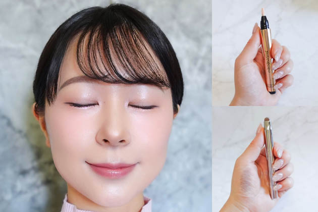 〈イヴ・サンローラン〉ラディアント タッチ(2.5mL)(0) 税込6,600円、〈ルナソル〉シークレットシェイド(01) 税込3,960円