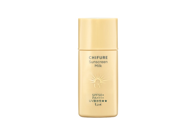 〈ちふれ〉日やけ止めミルクＵＶ SPF50+・PA++++・UV耐水性★★(30mL) 税込990円
