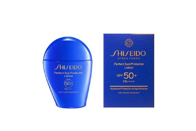 〈SHISEIDO〉サンケア　パーフェクト　サン　プロテクター　ローション SPF50+・PA++++(50mL) 税込6,600円