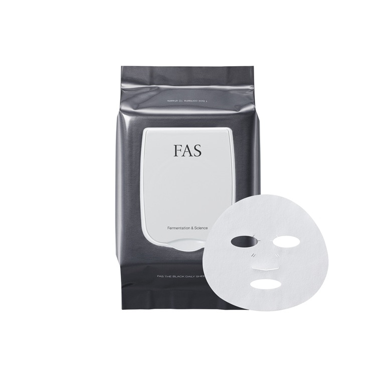 〈FAS〉ザ ブラック デイリー シートマスク(10枚入) 税込6,600円