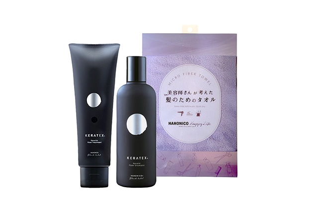 〈ハホニコ〉ケラテックスファイバーシャンプー＆トリートメント 税込7,700円 ※数量限定発売
