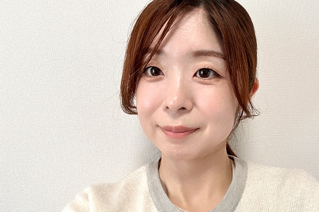 透明感のあるベースメイクが完成
