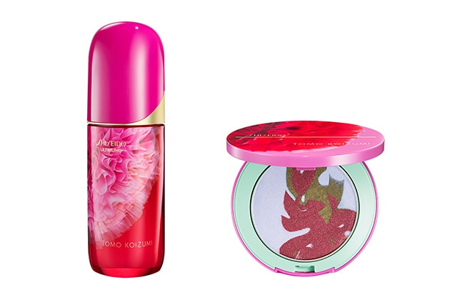 〈SHISEIDO〉左から：アルティミューン(TM) パワライジング セラム 26リミテッドエディション(75mL) 税込19,800円、カラー＋グロウ エンハンサー 26リミテッドエディション(限定1種) 税込6,270円
