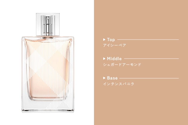 〈バーバリー ビューティ〉バーバリー ブリット フォー ハー オードトワレ(50mL) 税込12,100円、同(100mL) 税込16,940円