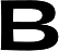 B