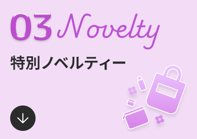 03 Novelty 特別ノベルティー